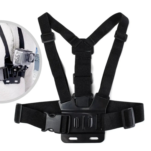 Chest Mount - Chest Harness for GoPro SJCAM Sports Cameras - Black - Sport products<<<HurtelXML