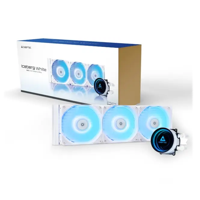 Chieftec Iceberg 360 RGB White - Охлаждащи системи<<<CHIEFTEC компоненти за компютри<<<CHIEFTEC<<<PolyComp&&&Cooling