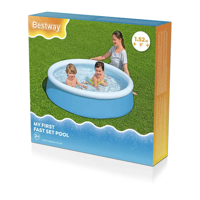 CHILDREN’S POOL F152X38CM BESTWAY 57241 - Надуваеми басейни<<<Басейни плажни артикули и оборудване<<<Градина<<<Praktiker