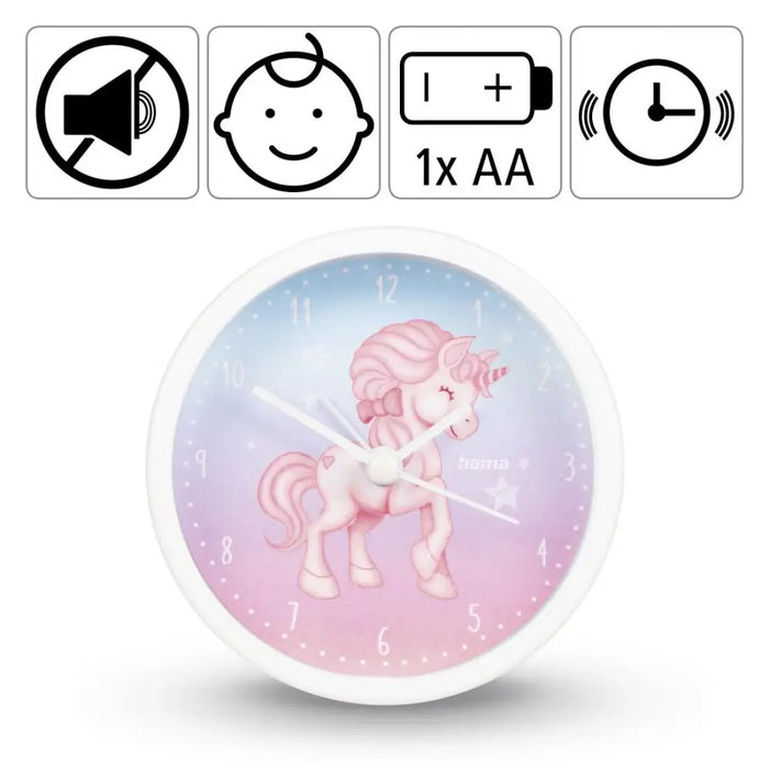Children’s wall clock HAMA ’Magical Unicorn’ 186430 - Часовници<<<Продукти за дома<<<ValiAPI