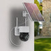 Choetech ASC006-WF solar intelligent PTZ WiFi camera with 5W solar panel - white - Smart home<<<HurtelXML
