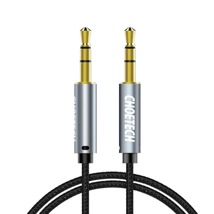Choetech AUX002 cable mini jack 3.5mm (male) / mini jack 3.5mm (male) 1.2m - black - Audio cables<<<HurtelXML