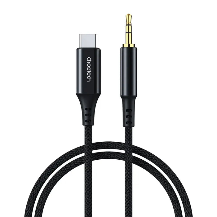 Choetech AUX006 USB-C / mini jack 3.5mm cable 1 m - black - Audio cables<<<HurtelXML