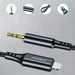 Choetech AUX007 Lighting / mini jack 3.5mm cable 1 m - black - Audio cables<<<HurtelXML