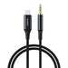 Choetech AUX009 Lighting / mini jack 3.5mm cable 2 m - black - Audio cables<<<HurtelXML