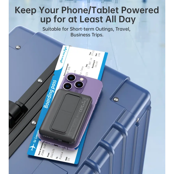 Choetech B662 wireless MagSafe 5000mAh powerbank - black - Powerbanks<<<HurtelXML