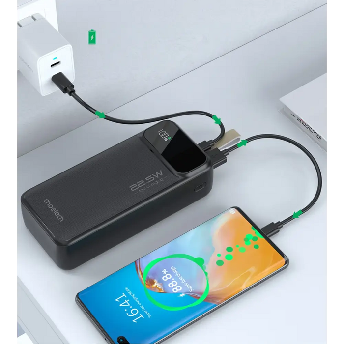 Choetech B730 30000mAh 22.5W PD powerbank (black) - Powerbanks<<<Energy<<<InnproXML&&&Powerbanki<<<HurtelXML