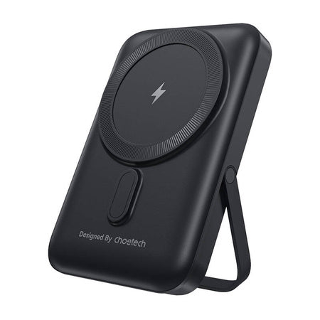 Choetech B743 10000mAh 20W PD magnetic powerbank with stand (black) - Powerbanks<<<GSM Accessories<<<InnproXML