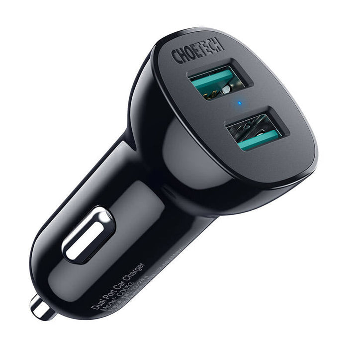 Choetech C0051 36W QC 3.0 car charger (black) - Car chargers<<<Chargers<<<GSM Accessories<<<InnproXML