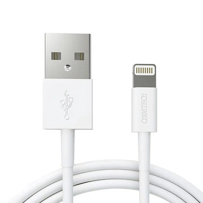 Choetech certified USB-A cable - Lightning MFI 1.8m white (IP0027) - Cell phone cables<<<HurtelXML