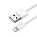 Choetech certified USB-A cable - Lightning MFI 1.8m white (IP0027) - Cell phone cables<<<HurtelXML