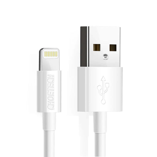 Choetech certified USB-A cable - Lightning MFI 1.8m white (IP0027) - Cell phone cables<<<HurtelXML