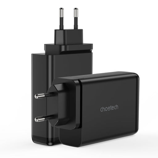 Choetech charger GaN 140W 4 ports (2x USB C 2x USB) black (PD6005) - Cell phone USB