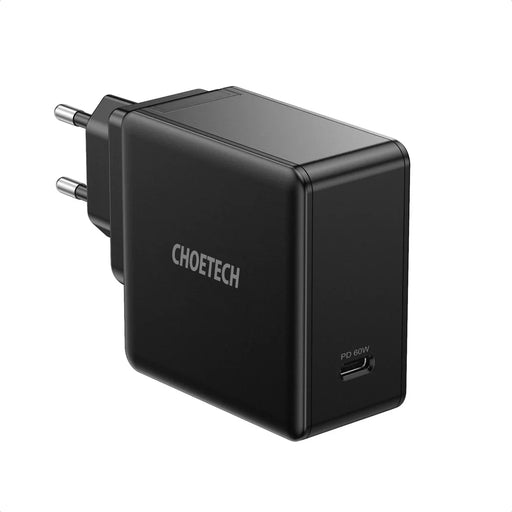 Choetech fast USB Type C wall charger PD 60W 3A black (Q4004-EU) - Cell phone USB charger<<<HurtelXML