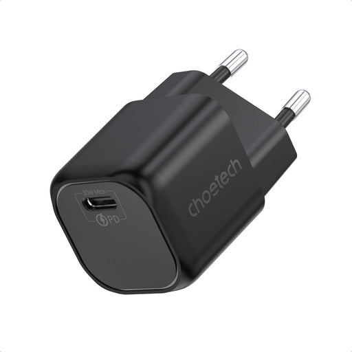 Choetech GaN USB charger Type C PD 30W black (PD5007) - Cell phone USB charger<<<HurtelXML