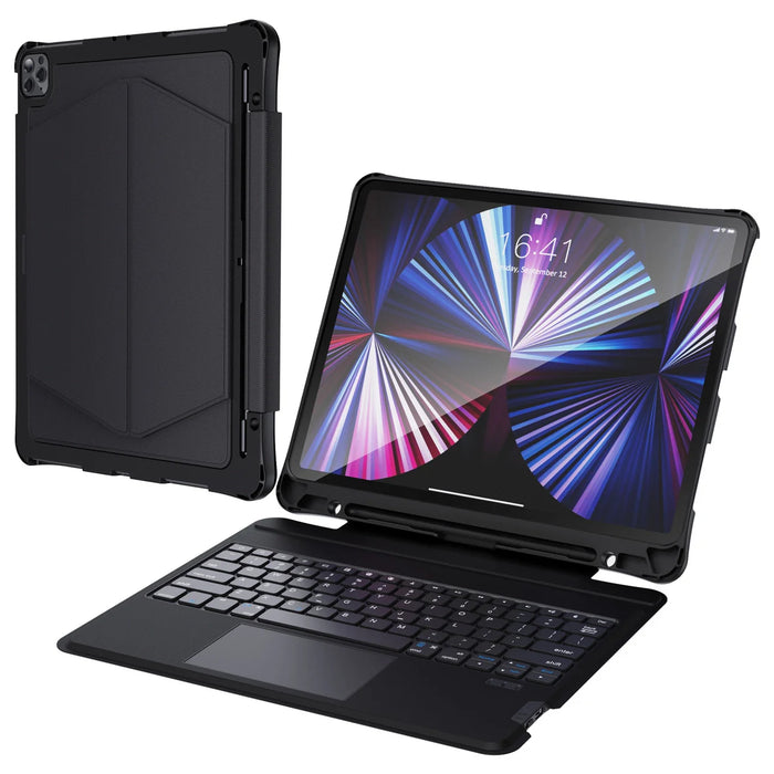 Choetech Keyboard Case Cover for iPad Pro 12.9’ 2020 / 2021 Wireless Bluetooth Keyboard Black (BH-015) - Other office