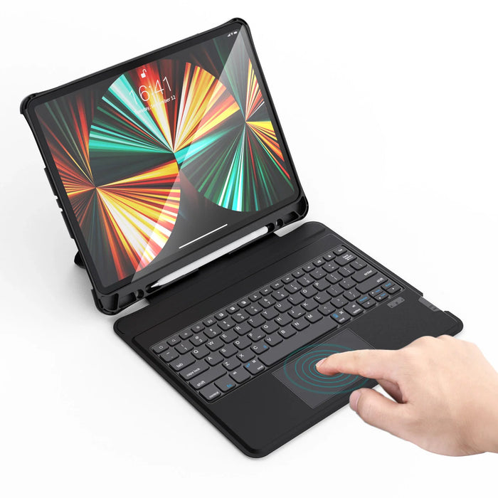 Choetech Keyboard Case Cover for iPad Pro 12.9’ 2020 / 2021 Wireless Bluetooth Keyboard Black (BH-015) - Other office