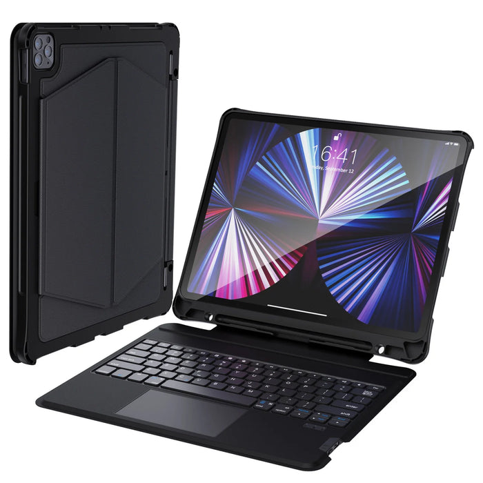 Choetech Keyboard Case Cover for iPad Pro 12.9’ 2020 / 2021 Wireless Bluetooth Keyboard Black (BH-015) - Other office