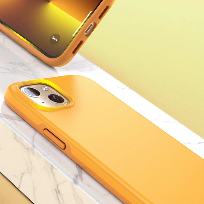 Choetech MFM Anti-drop case Made For MagSafe for iPhone 13 mini orange (PC0111-MFM-YE) - Cell phone cases