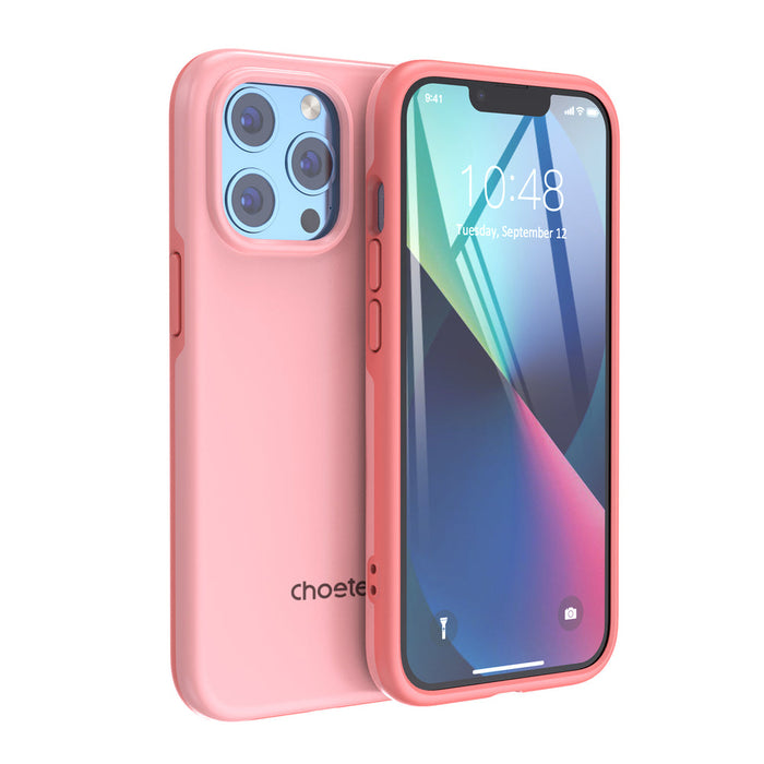 Choetech MFM Anti-drop case Made For MagSafe for iPhone 13 Pro Max pink (PC0114-MFM-PK) - Cell phone cases