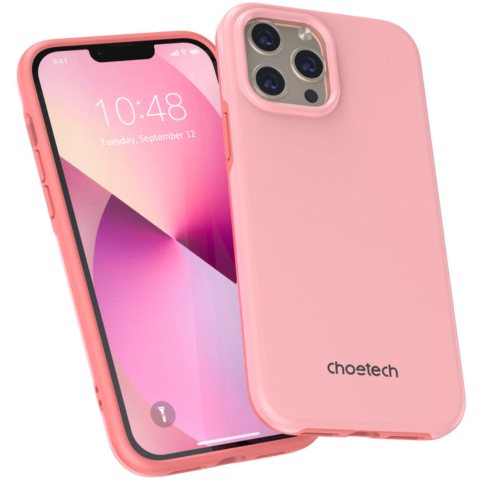 Choetech MFM Anti-drop case Made For MagSafe for iPhone 13 Pro Max pink (PC0114-MFM-PK) - Cell phone cases