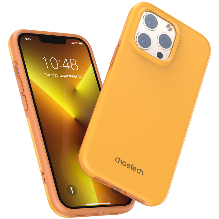 Choetech MFM Anti-drop case Made For MagSafe for iPhone 13 Pro orange (PC0113-MFM-YE) - Cell phone cases