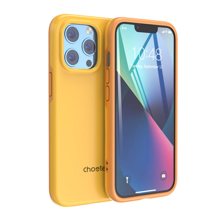 Choetech MFM Anti-drop case Made For MagSafe for iPhone 13 Pro orange (PC0113-MFM-YE) - Cell phone cases