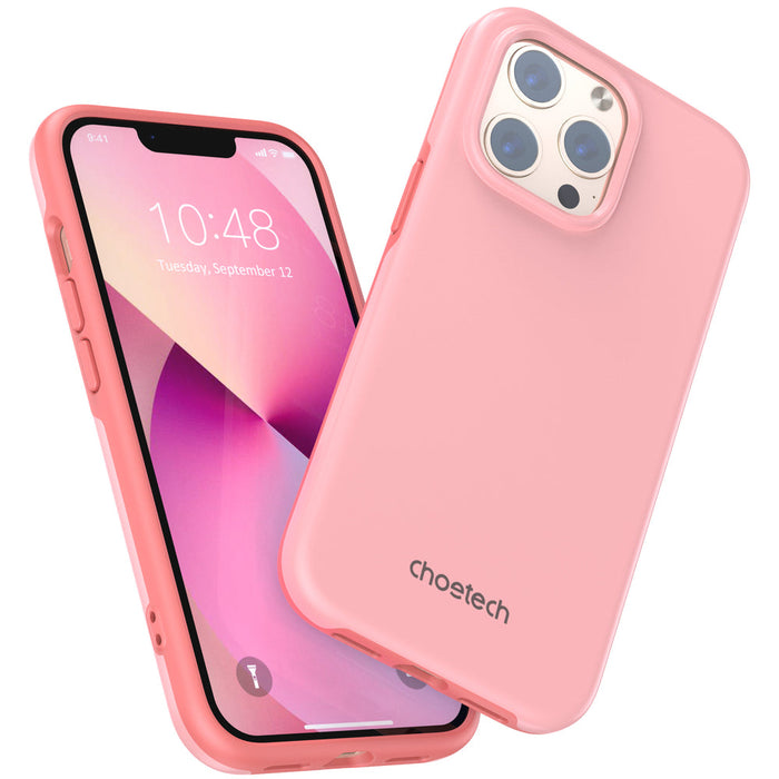 Choetech MFM Anti-drop case Made For MagSafe for iPhone 13 Pro pink (PC0113-MFM-PK) - Cell phone cases