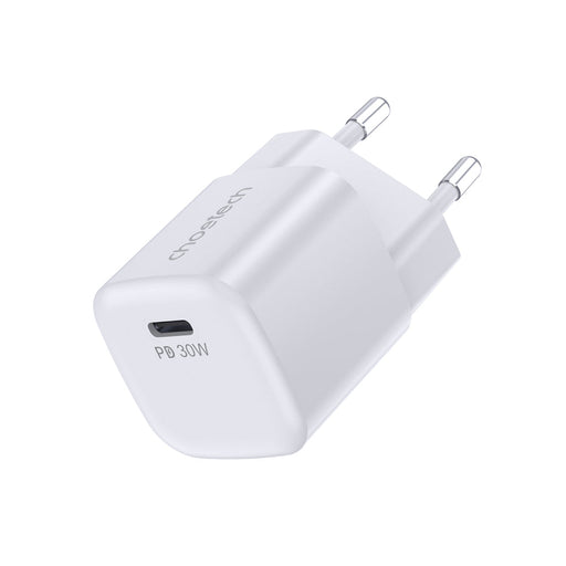 Choetech PD5007 USB-C PD 30W GaN wall charger - white - Cell phone USB charger<<<HurtelXML