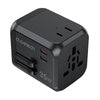Choetech PD5008 travel charger 3xUSB-A 2xUSB-C GaN 35W US/EU/UK/AU (black) - mains chargers<<<Chargers<<<GSM