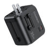 Choetech PD5008 travel charger 3xUSB-A 2xUSB-C GaN 35W US/EU/UK/AU (black) - mains chargers<<<Chargers<<<GSM