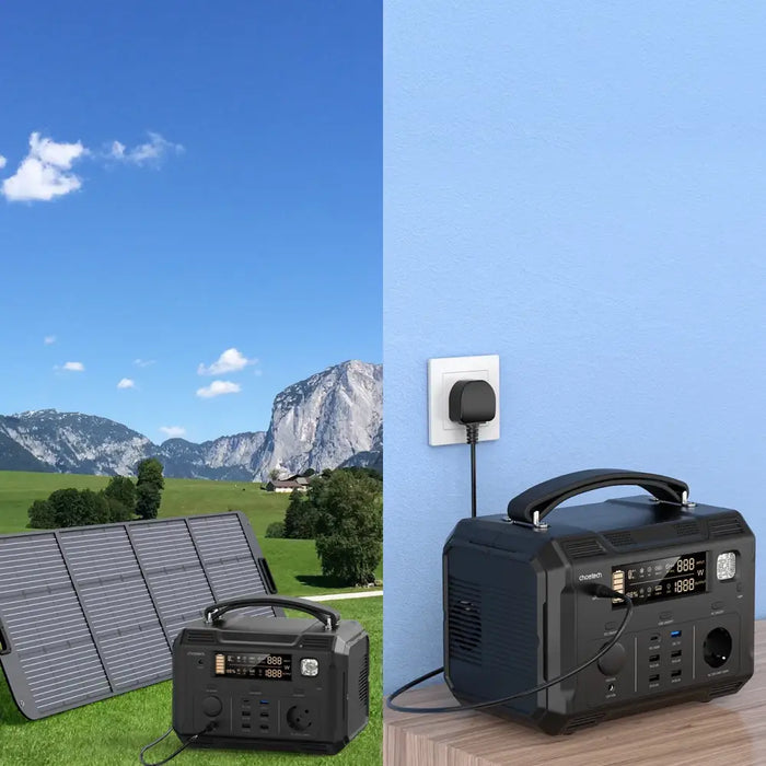 Choetech portable power bank 484Wh 500W black (BS004) - Powerbanks<<<HurtelXML