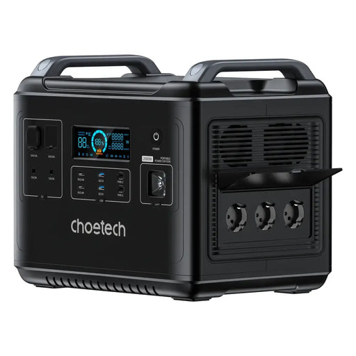 Choetech portable power station LiFePO4 1997Wh 2000W power bank black (BS006 Super Mini) - Powerbanks<<<HurtelXML
