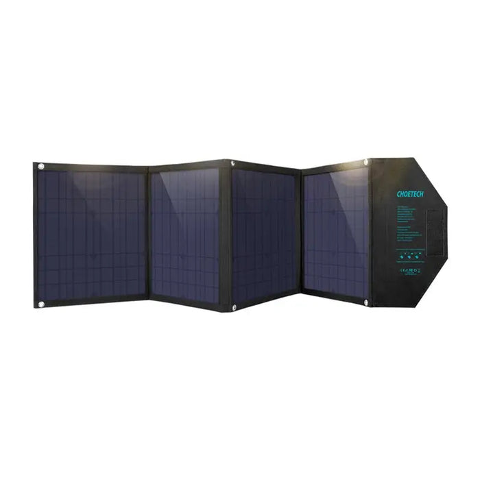 Choetech SC007 80W foldable solar charger (black) - Cell phone USB charger<<<HurtelXML&&&Powerbanks<<<Energy<<<InnproXML