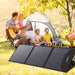 Choetech SC008 solar foldable charger 120W DC / USB-C / 2x USB-A - black - Cell phone USB charger<<<HurtelXML