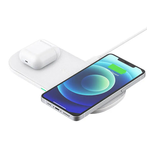 Choetech T535 dual fast wireless charger (white) - Wireless chargers<<<Chargers<<<GSM Accessories<<<InnproXML