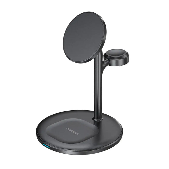 Choetech T585-F 3in1 Magnetic wireless charger station for iPhone 12/13/14 series,AirPods Pro and iwatch charger Black