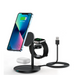 Choetech T585-F 3in1 Magnetic wireless charger station for iPhone 12/13/14 series,AirPods Pro and iwatch charger Black