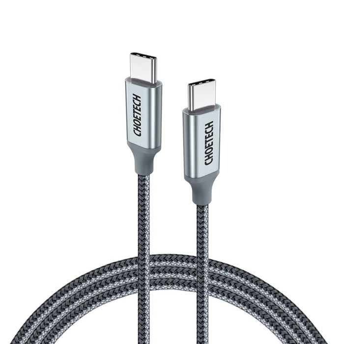 Choetech XCC-1002-GY USB-C - USB-C PD QC cable 100W 5A 480Mb/s 1.8m - gray - Cell phone cables<<<HurtelXML
