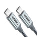 Choetech XCC-1002-GY USB-C - USB-C PD QC cable 100W 5A 480Mb/s 1.8m - gray - Cell phone cables<<<HurtelXML