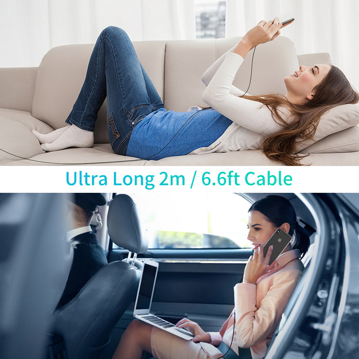 Choetech IP0041 USB-C / Lightning MFi 480Mb/s 3A 2 m cable - black