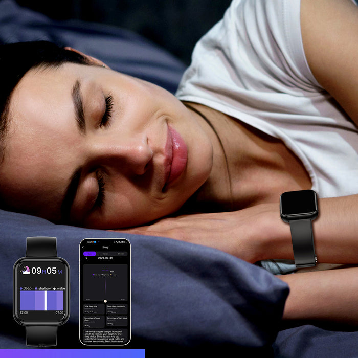 Choetech WT001 smartwatch with IP67 call answering function - black