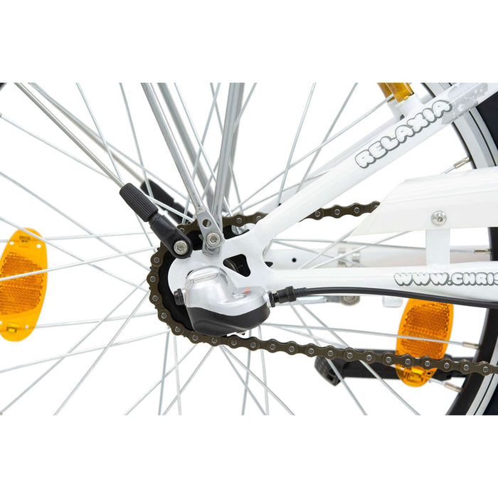BIKE CHRISSON RELAXA 3.0 WHITE 20"102017 SPEEDS 3, SHIMANO NEXUS, ALUMINUM FRAME