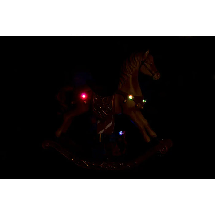 Christmas bauble DKD Home Decor Brown Red Resin Horse 34 x 10 x 32 cm (3 Units) - Коледни украси<<<Декорация и
