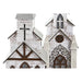 Christmas bauble DKD Home Decor Church MDF (12,5 x 11 x 33 cm) (2 Units) - Декорация и Осветление<<<Дом