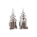 Christmas bauble DKD Home Decor Church MDF (12,5 x 11 x 33 cm) (2 Units) - Декорация и Осветление<<<Дом