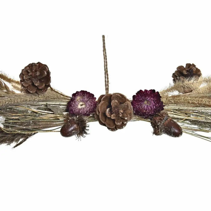 Christmas bauble DKD Home Decor Flower (60 x 15 x 8 cm) (2 Units) - Декорация и Осветление<<<Дом