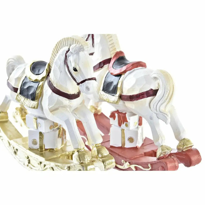 Christmas bauble DKD Home Decor Horse Resin (14 x 4 x 11 cm) (2 Units) - Декорация и Осветление<<<Дом