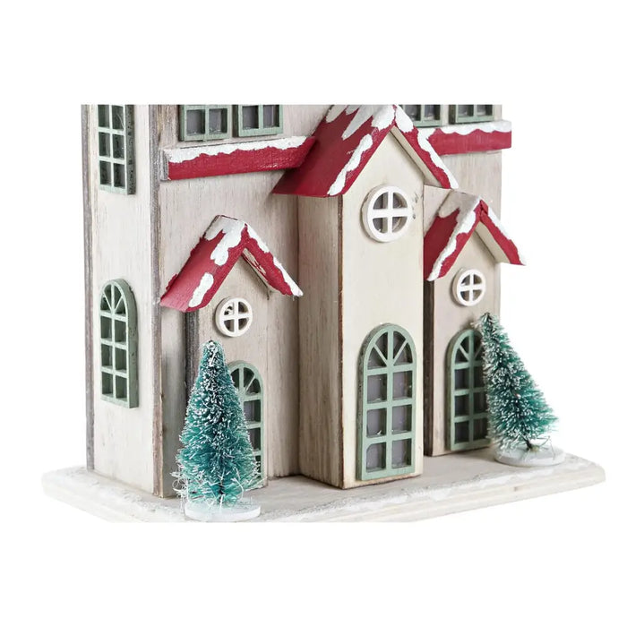 Christmas bauble DKD Home Decor House MDF (13 x 8 x 28 cm) (2 Units) - Декорация и Осветление<<<Дом
