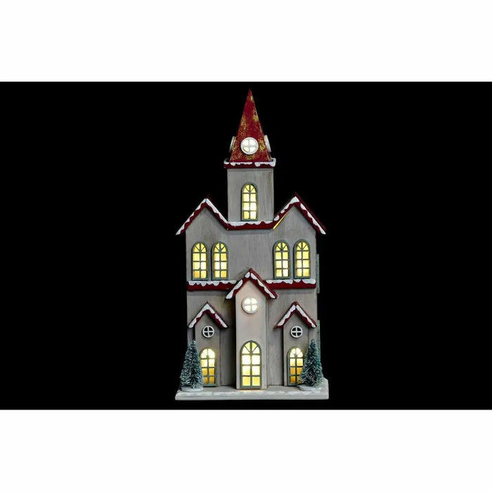 Christmas bauble DKD Home Decor House MDF (13 x 8 x 28 cm) (2 Units) - Декорация и Осветление<<<Дом
